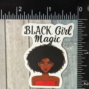 🌀10/$10🌀 Black Girl Magic Affirmation Reusable Waterproof Vinyl Sticker Decal